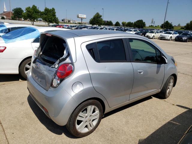 KL8CD6S96EC541004 - 2014 CHEVROLET SPARK 1LT SILVER photo 3