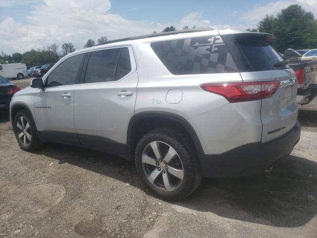 1GNEVHKW6KJ281202 - 2019 CHEVROLET TRAVERSE LT SILVER photo 2