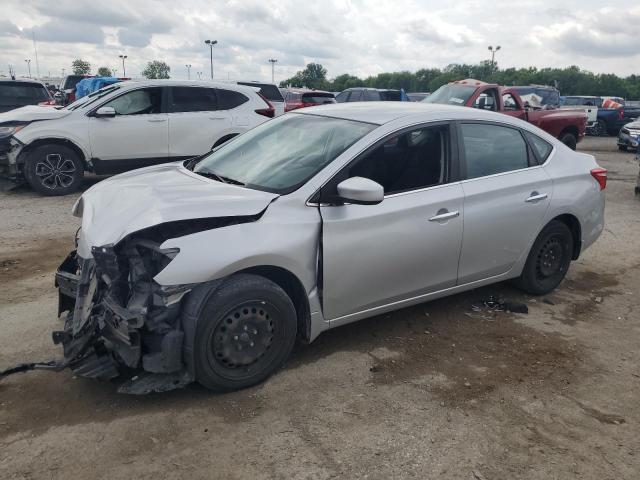 3N1AB7AP7HY410494 - 2017 NISSAN SENTRA S SILVER photo 1