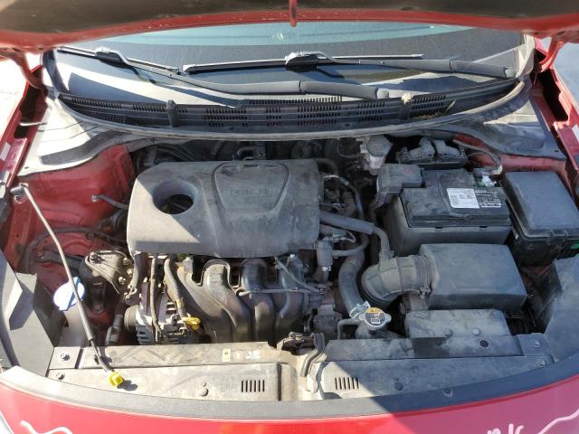 3KPA25AB4JE047715 - 2018 KIA RIO LX RED photo 11