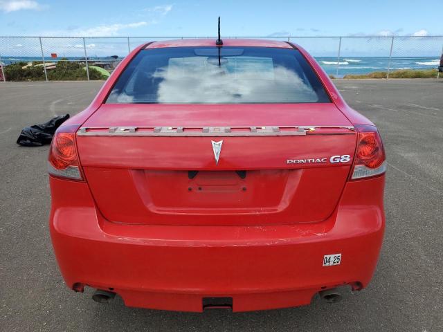 6G2ER57778L125607 - 2008 PONTIAC G8 RED photo 6