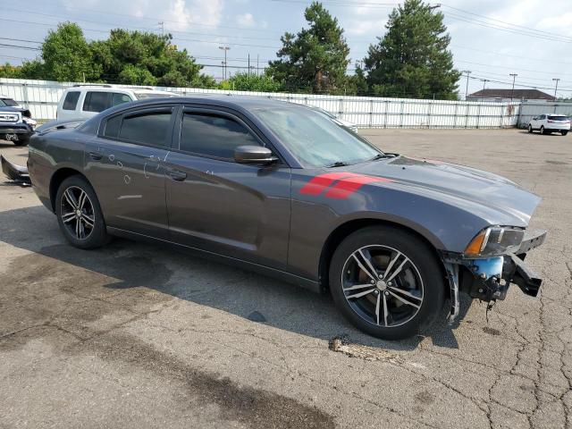 2C3CDXJG5EH275635 - 2014 DODGE CHARGER SXT GRAY photo 4