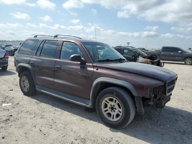 1D4HR38N33F584490 - 2003 DODGE DURANGO SPORT MAROON photo 4