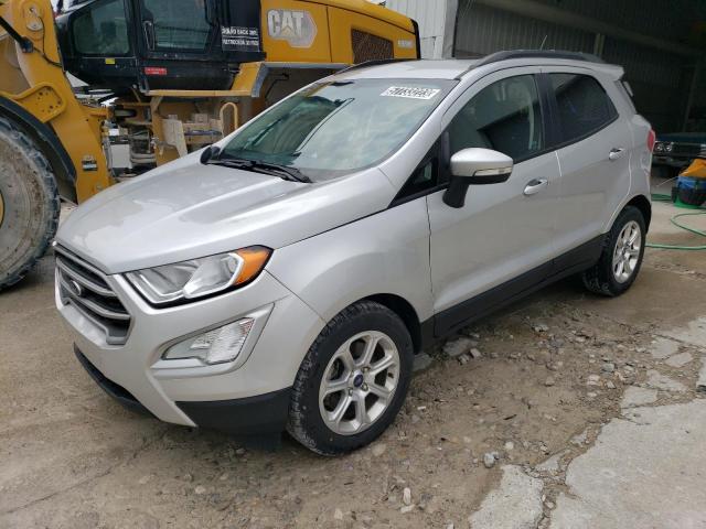 MAJ3S2GE6KC299893 - 2019 FORD ECOSPORT SE Argent photo 1