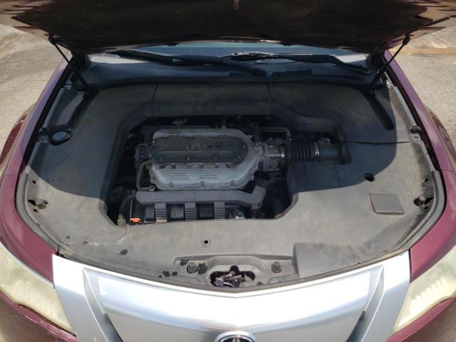 19UUA8F56BA006397 - 2011 ACURA TL MAROON photo 11