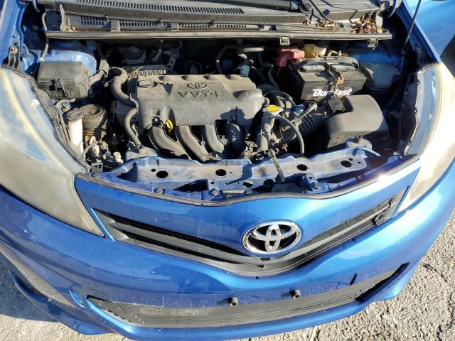 JTDKTUD34DD545578 - 2013 TOYOTA YARIS BLUE photo 11