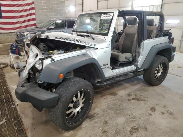 1J4AA2D15AL181297 - 2010 JEEP WRANGLER SPORT SILVER photo 1