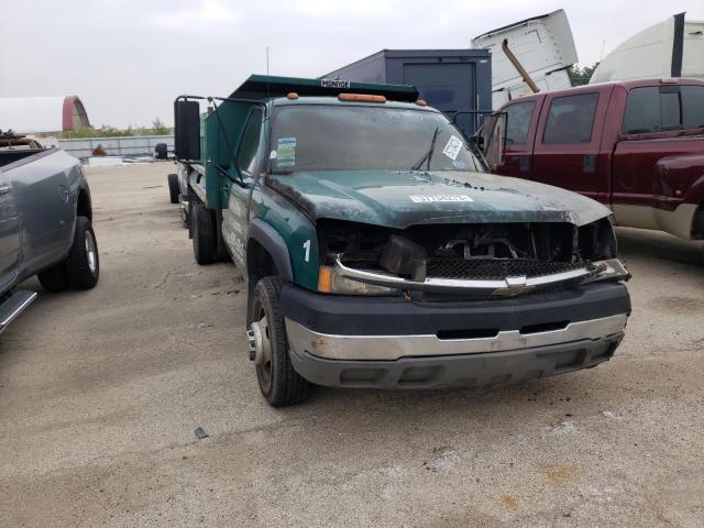 1GBJC34U84E277146 - 2004 CHEVROLET SILVERADO C3500 GREEN photo 4