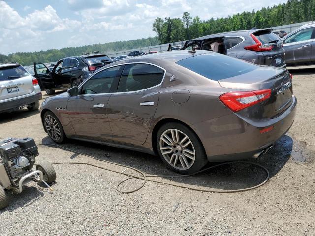 ZAM57XSL8H1223535 - 2017 MASERATI GHIBLI LUXURY BROWN photo 2