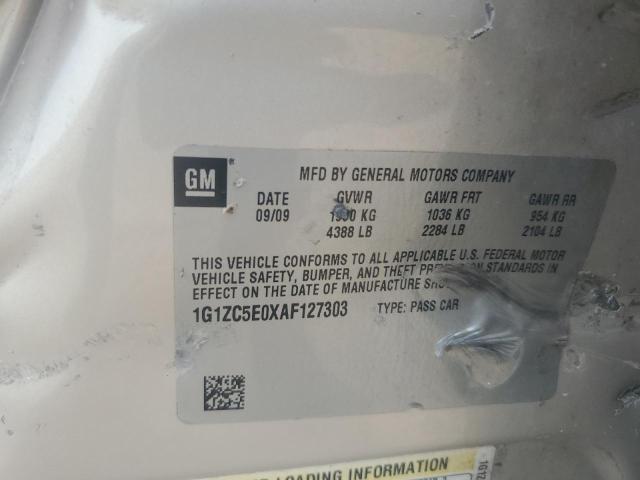 1G1ZC5E0XAF127303 - 2010 CHEVROLET MALIBU 1LT 米色 照片 12