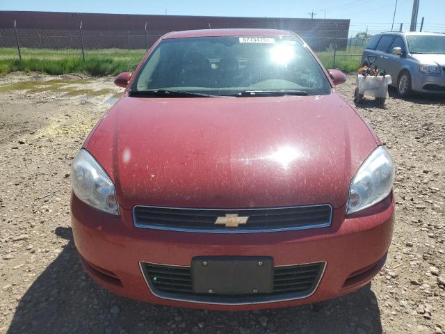 2G1WT58K579212504 - 2007 CHEVROLET IMPALA LT RED photo 5