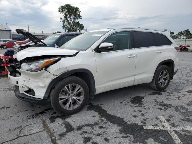 5TDKKRFH7FS052476 - 2015 TOYOTA HIGHLANDER XLE Ağ foto 1
