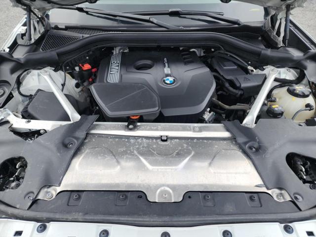 5UXTR9C55KLR09530 - 2019 BMW X3 XDRIVE30I WHITE photo 11