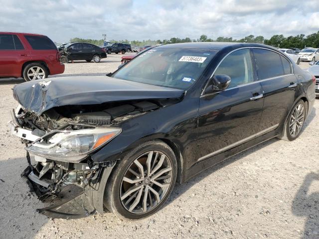 KMHGC4DH0DU233884 - 2013 HYUNDAI GENESIS 5.0L BLACK photo 1