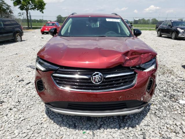 LRBFZMR4XPD014504 - 2023 BUICK ENVISION PREFERRED RED photo 5