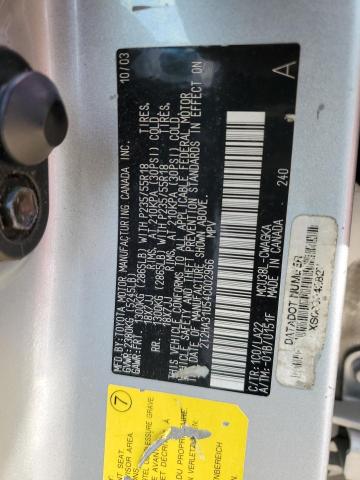 2T2HA31U54C002966 - 2004 LEXUS RX 330 SILVER photo 12