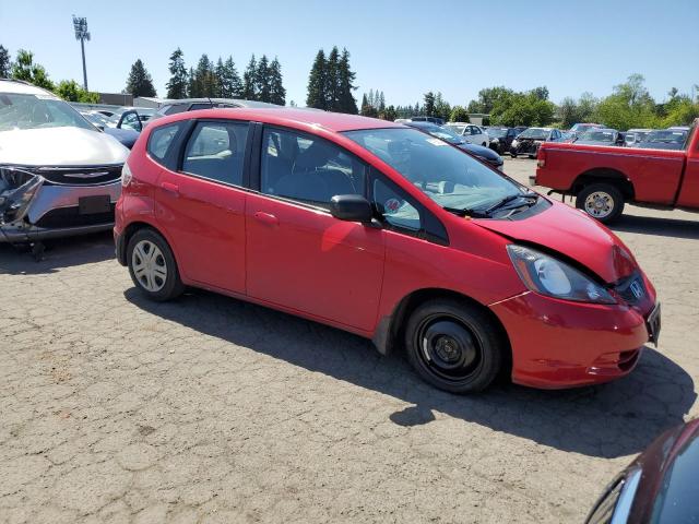 JHMGE882X9S053339 - 2009 HONDA FIT RED photo 4