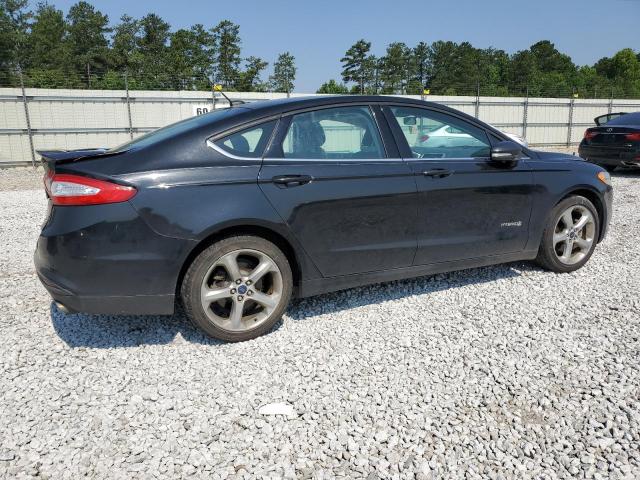 3FA6P0LU3ER264945 - 2014 FORD FUSION SE HYBRID BLACK photo 3