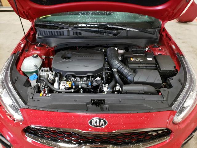 3KPF44AC7ME308441 - 2021 KIA FORTE GT RED photo 7