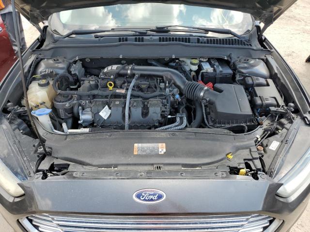 3FA6P0K92GR268971 - 2016 FORD FUSION TITANIUM GRAY photo 11