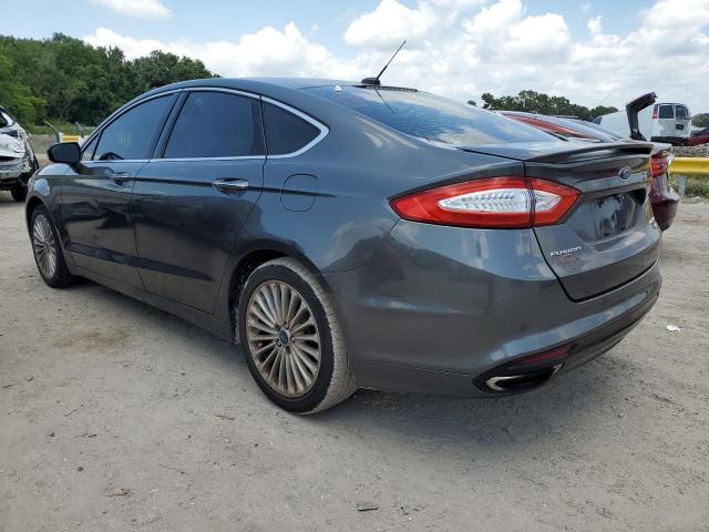 3FA6P0K92GR268971 - 2016 FORD FUSION TITANIUM GRAY photo 2