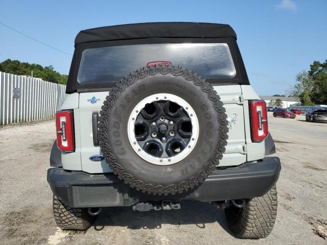 1FMEE5DPXNLA95700 - 2022 FORD BRONCO BASE GRAY photo 6