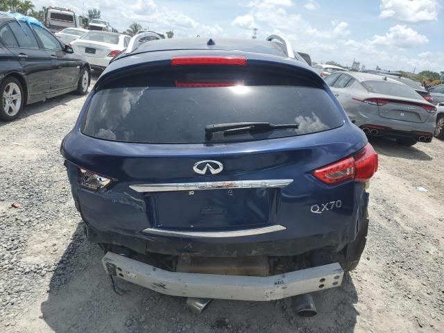 JN8CS1MW0EM411642 - 2014 INFINITI QX70 BLUE photo 6