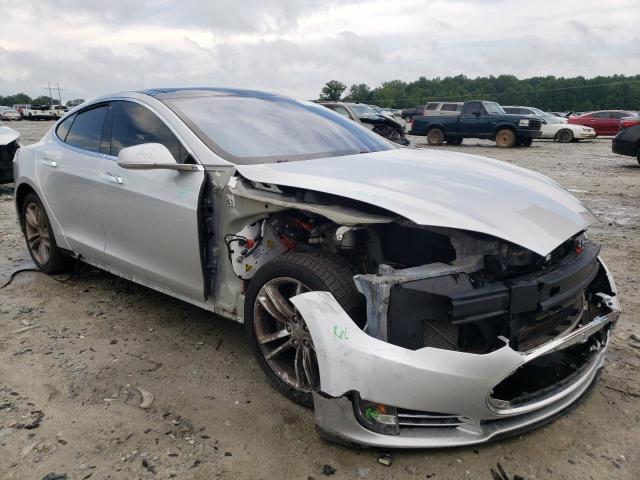 5YJSA1DN2DFP05875 - 2013 TESLA MODEL S Արծաթագույն լուսանկար 4