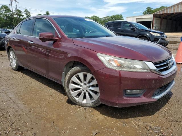 1HGCR3F91EA000571 - 2014 HONDA ACCORD TOURING BURGUNDY photo 4