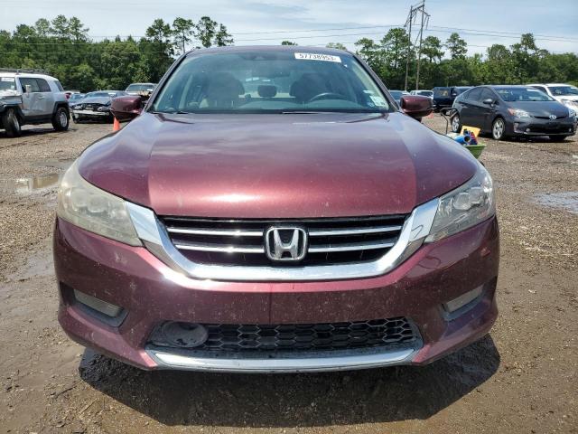 1HGCR3F91EA000571 - 2014 HONDA ACCORD TOURING BURGUNDY photo 5