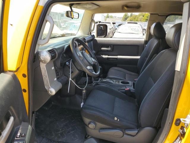 JTEBU11F070037528 - 2007 TOYOTA FJ CRUISER YELLOW photo 7