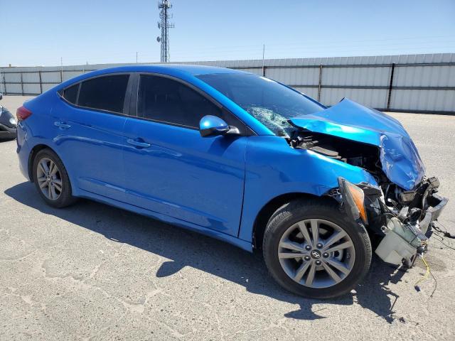 KMHD84LFXJU470222 - 2018 HYUNDAI ELANTRA SEL BLUE photo 4