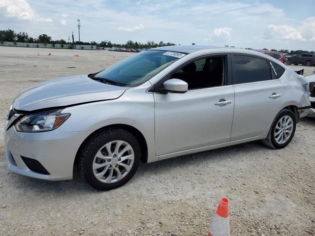 3N1AB7AP9KY345543 - 2019 NISSAN SENTRA S SILVER photo 1
