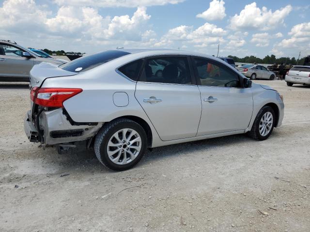 3N1AB7AP9KY345543 - 2019 NISSAN SENTRA S SILVER photo 3