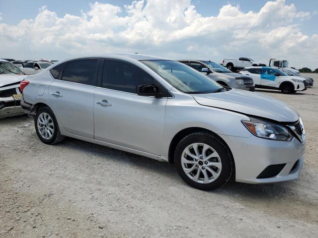 3N1AB7AP9KY345543 - 2019 NISSAN SENTRA S SILVER photo 4