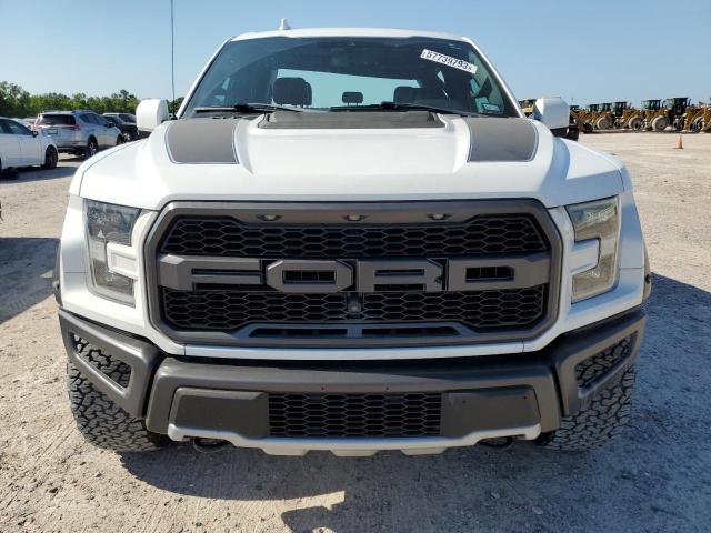 1FTFW1RG9KFB03092 - 2019 FORD F150 RAPTOR WHITE photo 5