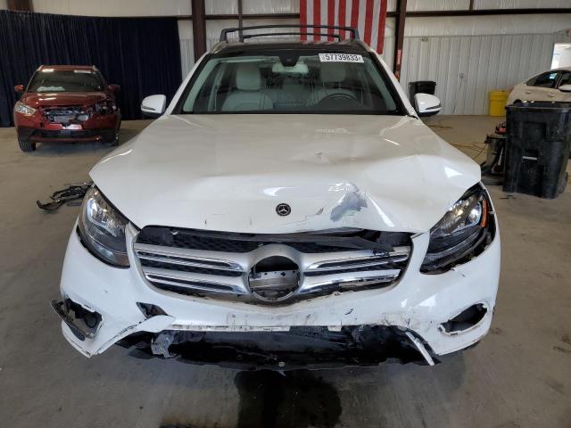 WDC0G4KB6KV167044 - 2019 MERCEDES-BENZ GLC 300 4MATIC WHITE photo 5