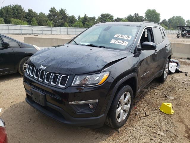 3C4NJDBB3LT112355 - 2020 JEEP COMPASS LATITUDE BLACK photo 1