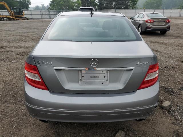 WDDGF81X19F202224 - 2009 MERCEDES-BENZ C 300 4MATIC GRAY photo 6