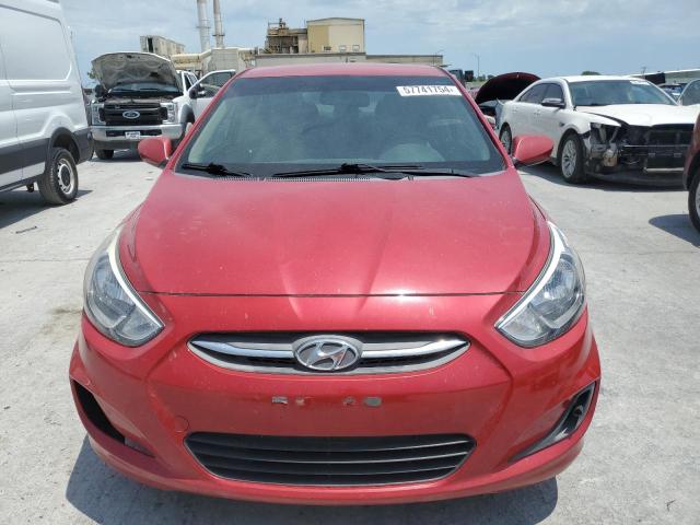 KMHCT4AE6GU163210 - 2016 HYUNDAI ACCENT SE RED photo 5