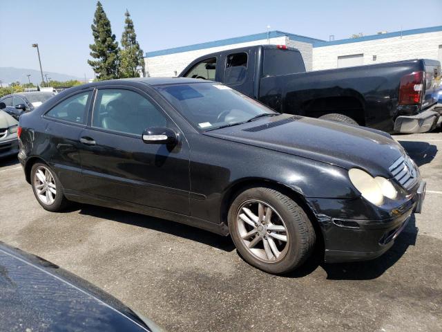 WDBRN47J62A356141 - 2002 MERCEDES-BENZ C 230K SPORT COUPE BLACK photo 4