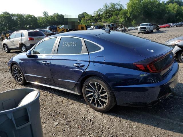 5NPEH4J26LH040547 - 2020 HYUNDAI SONATA LIMITED BLUE photo 2