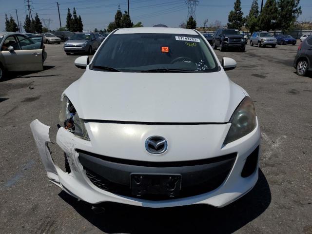 JM1BL1VPXD1748802 - 2013 MAZDA 3 I WHITE photo 5