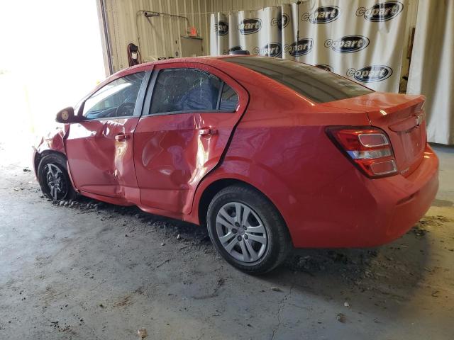 1G1JB5SH1H4165728 - 2017 CHEVROLET SONIC LS 红色 照片 2