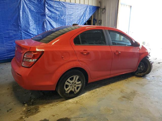 1G1JB5SH1H4165728 - 2017 CHEVROLET SONIC LS 红色 照片 3