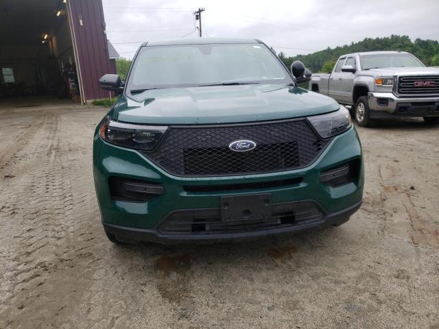 1FM5K8AB3NGA91774 - 2022 FORD EXPLORER POLICE INTERCEPTOR GREEN photo 5