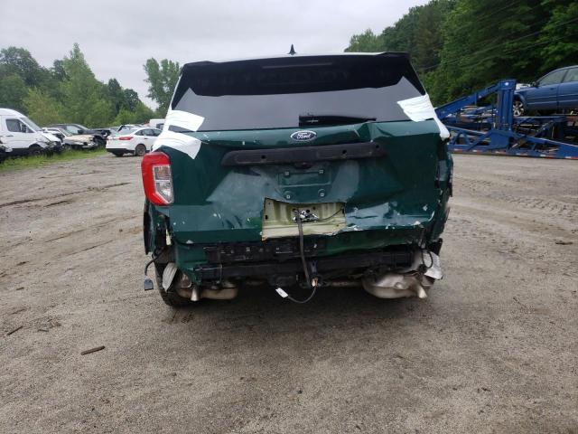 1FM5K8AB3NGA91774 - 2022 FORD EXPLORER POLICE INTERCEPTOR GREEN photo 6