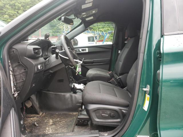 1FM5K8AB3NGA91774 - 2022 FORD EXPLORER POLICE INTERCEPTOR GREEN photo 7