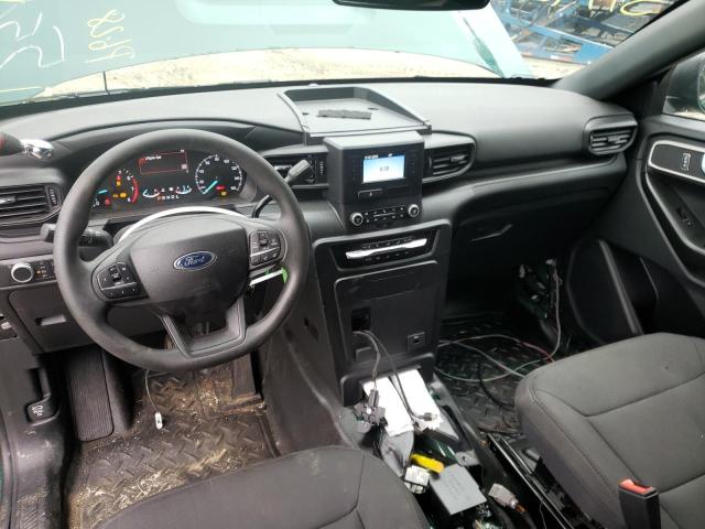 1FM5K8AB3NGA91774 - 2022 FORD EXPLORER POLICE INTERCEPTOR GREEN photo 8