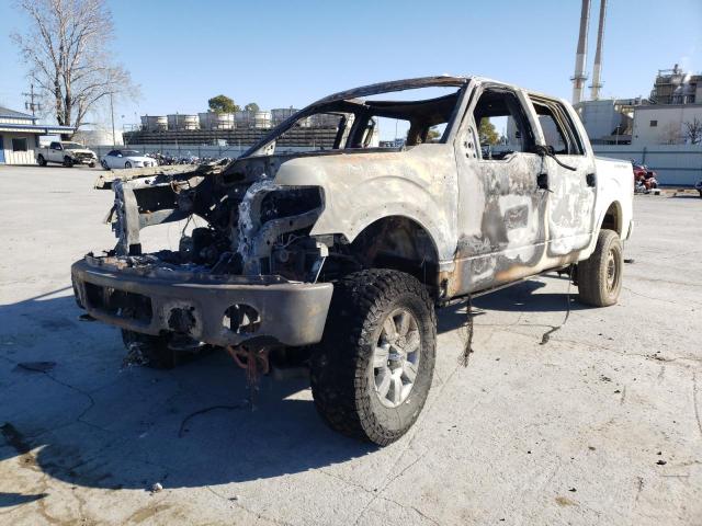 0K1039400960 - 2013 FORD F150 SUPER WHITE photo 2